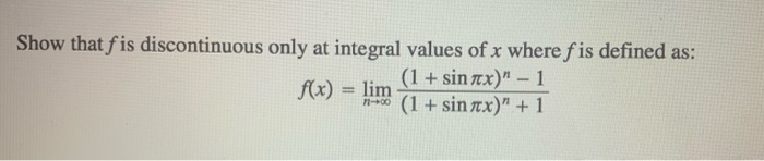 Solved This is a question from Real Analysis, based on | Chegg.com