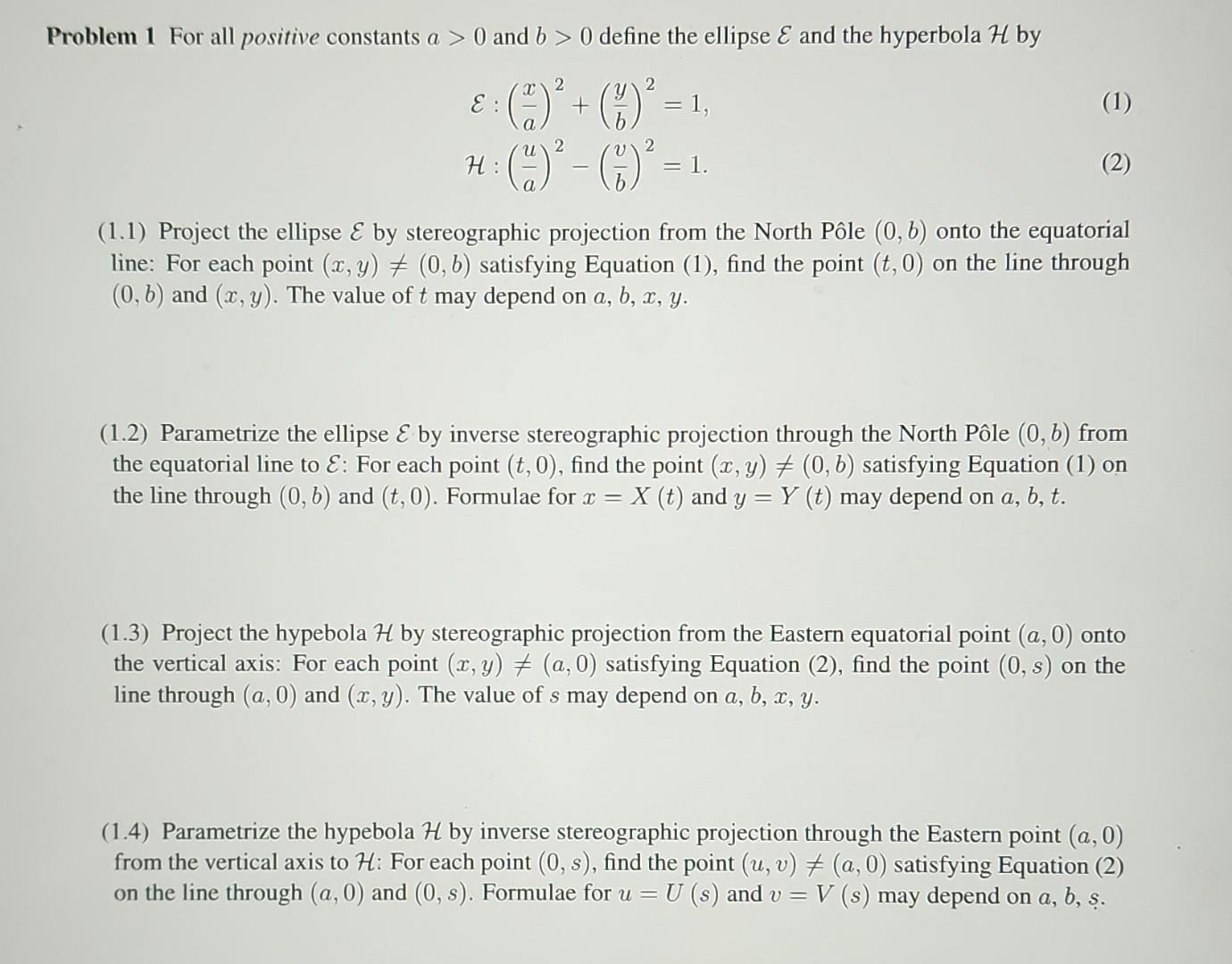 Solved Problem 1 For All Positive Constants A > 0 And B> 0 | Chegg.com