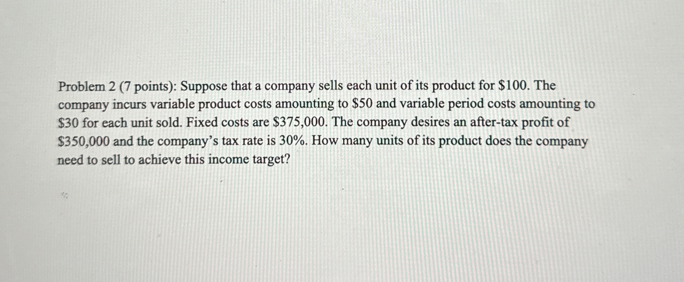 Solved Problem 2 ( 7 ﻿points): Suppose that a company sells | Chegg.com