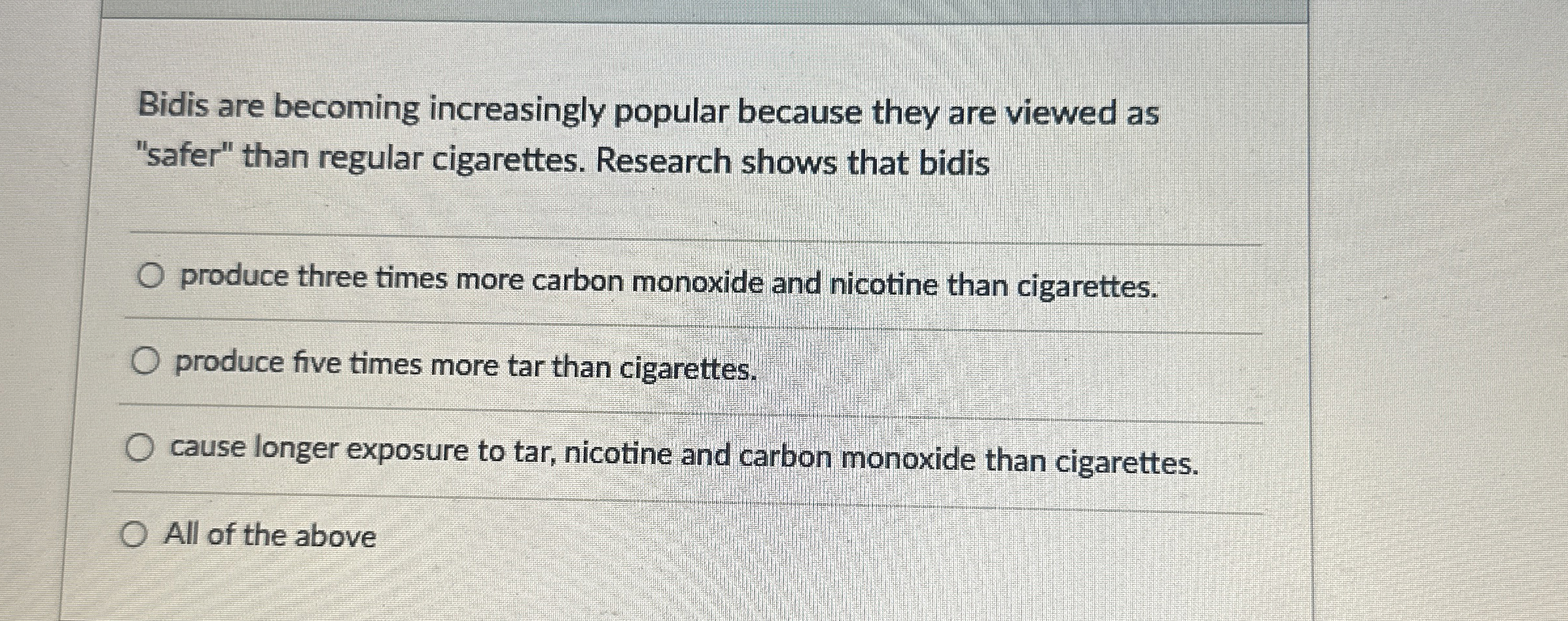 do cigarettes emit carbon monoxide Not all tobacco products look the same, but the risks are real. Hookah, vapes, and cigars can still harm your lungs, heart, and brain. Stay informed and protect your health. For more Why THS Aerosol Is Not