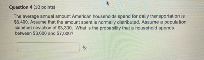 Solved Question 4 (10 Points) The Average Annual Amount | Chegg.com