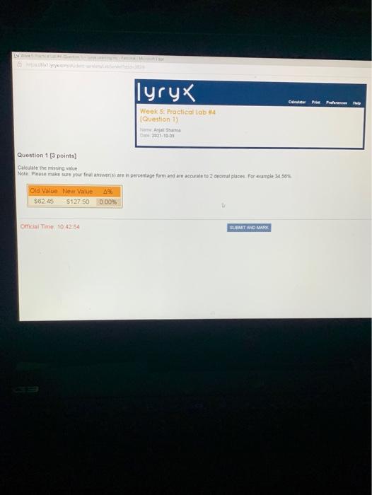 Solved lyryx CP Preferences Hale Week 5: Practicallab | Chegg.com