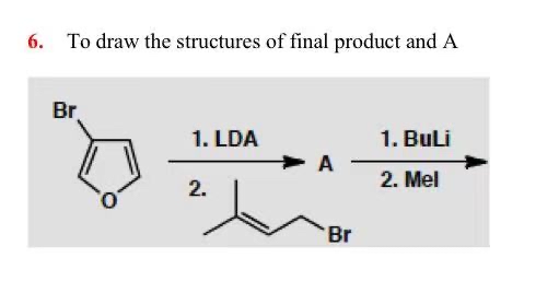Solved To draw the structures of final product and A | Chegg.com