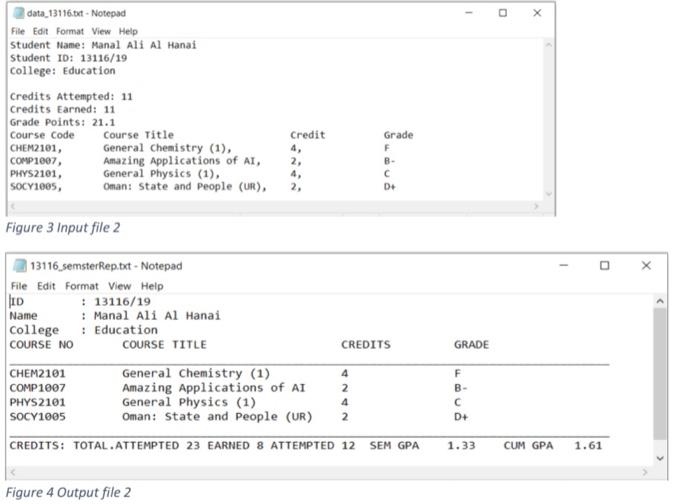 Solved Problem: Write a program that reads from an input | Chegg.com