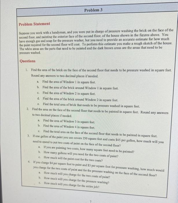 Problem Statement Suppose you work with a handyman, | Chegg.com