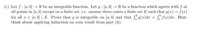 Solved For Every Part Of The Problem, Let A, B Be Real | Chegg.com