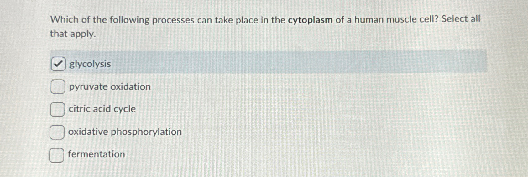 Solved Which of the following processes can take place in | Chegg.com