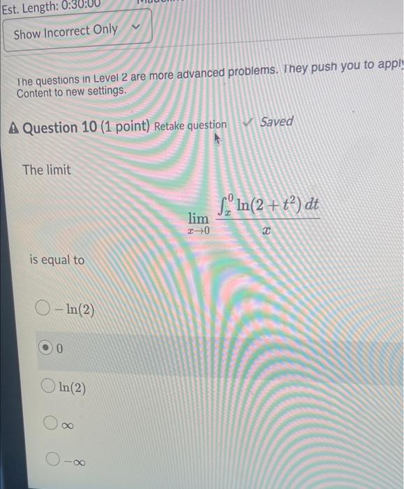 Solved The questions in Level 2 are more advanced problems. | Chegg.com