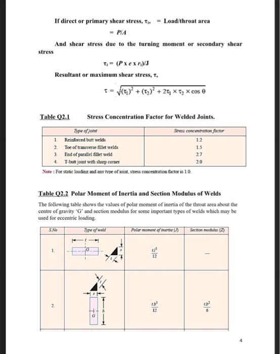Solved Question.02 a) Determine the length of the weld run | Chegg.com