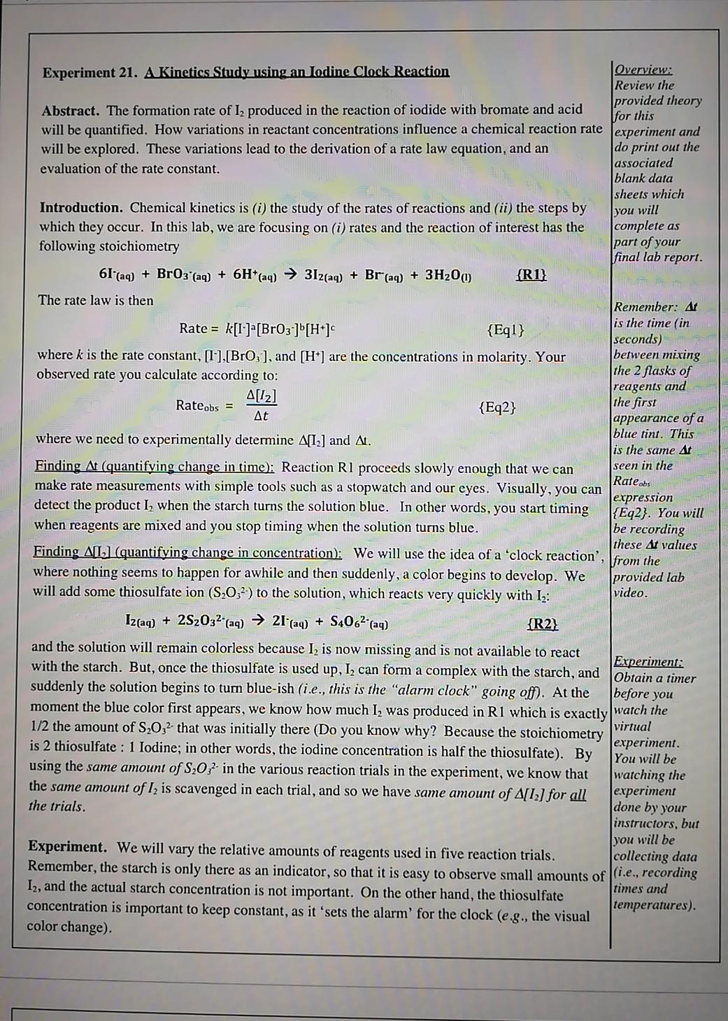Solved c. Calculate the rate constant Using the numerical | Chegg.com