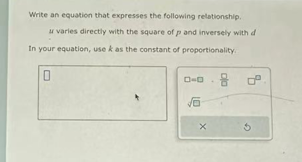 Solved Write an equation that expresses the following | Chegg.com