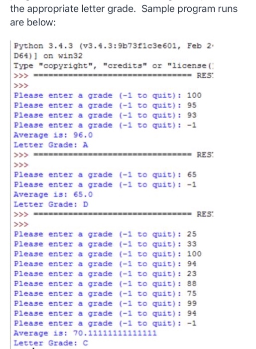 Solved Assignment 01: M04 Advanced Average: NOTE: Make sure | Chegg.com