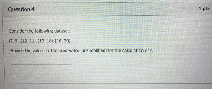 Solved Question 1 1 pts Consider two variables, Temperature | Chegg.com