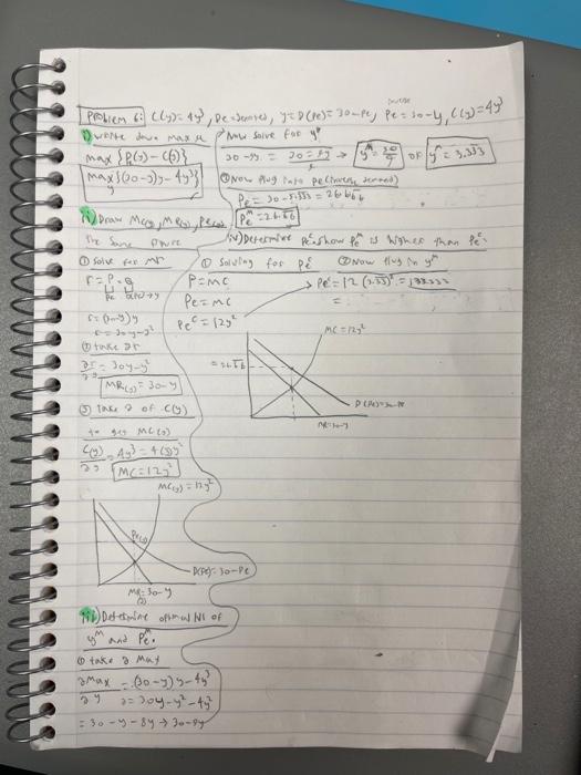Solved Hi! Can you please help ke solve problem 6 part 4 and | Chegg.com