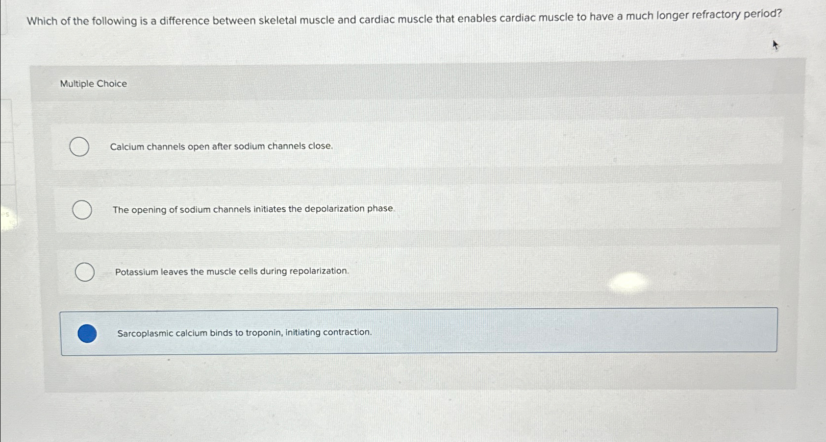 Solved Which of the following is a difference between | Chegg.com