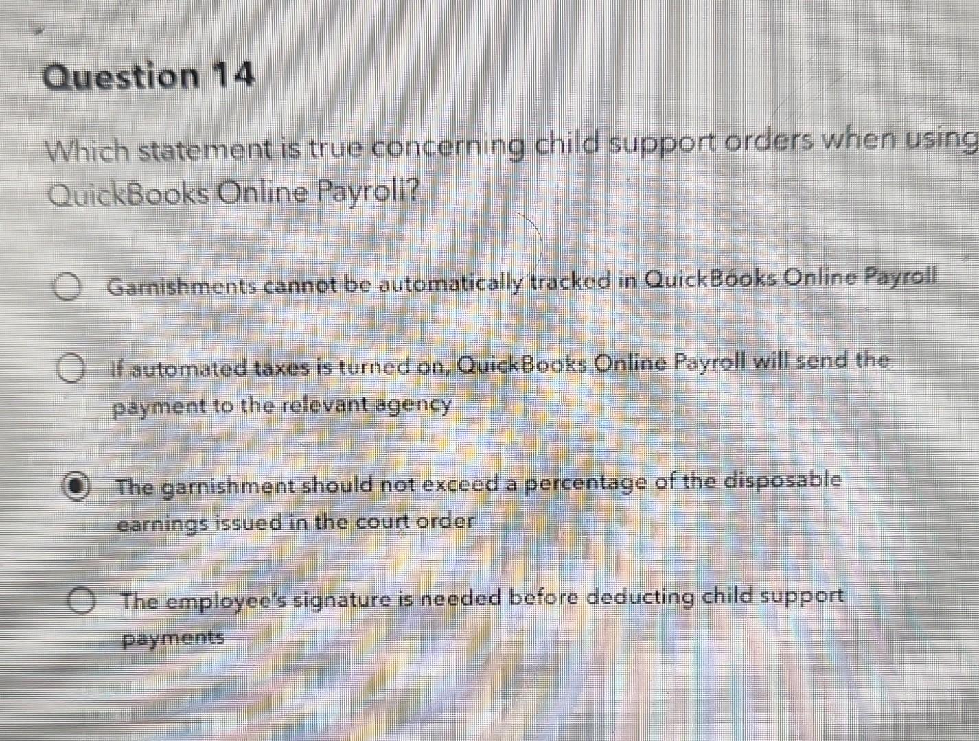Solved Which statement is true concerning child support | Chegg.com