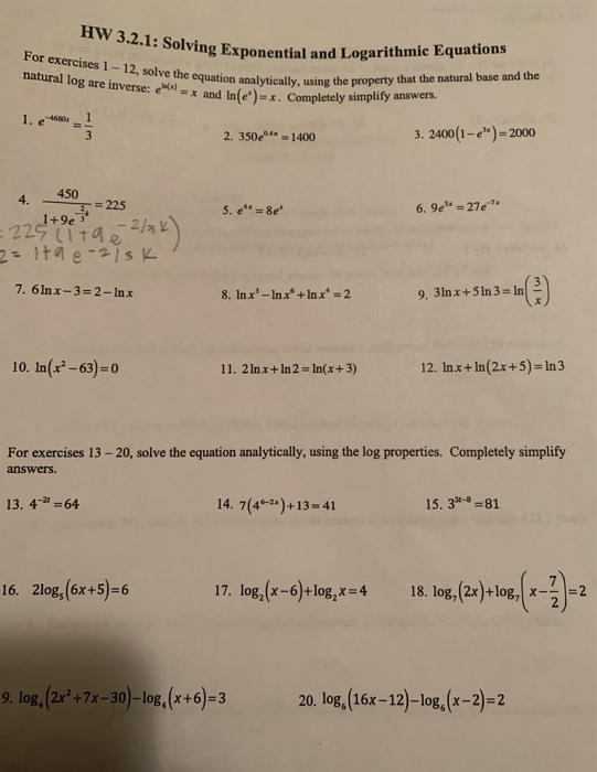 solving-logarithmic-and-exponential-equations-worksheet-answers-tessshebaylo
