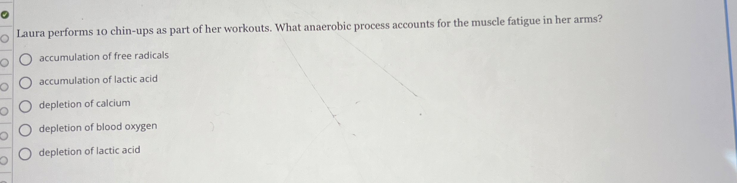 Solved Laura performs 10 ﻿chinups as part of her workouts.