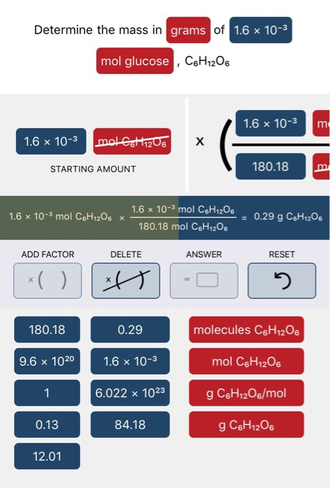 solved-determine-the-mass-in-grams-of-1-6-x-10-3-mol-chegg