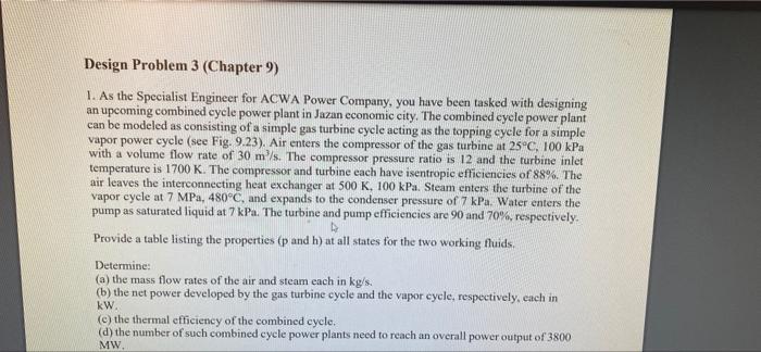 Solved Design Problem 3 (Chapter 9) 1. As the Specialist | Chegg.com