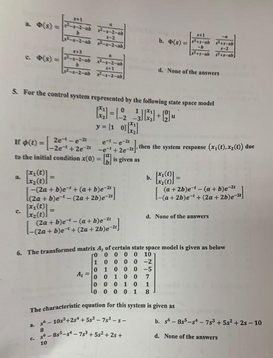 Solved 1. For the control system with the following closed | Chegg.com