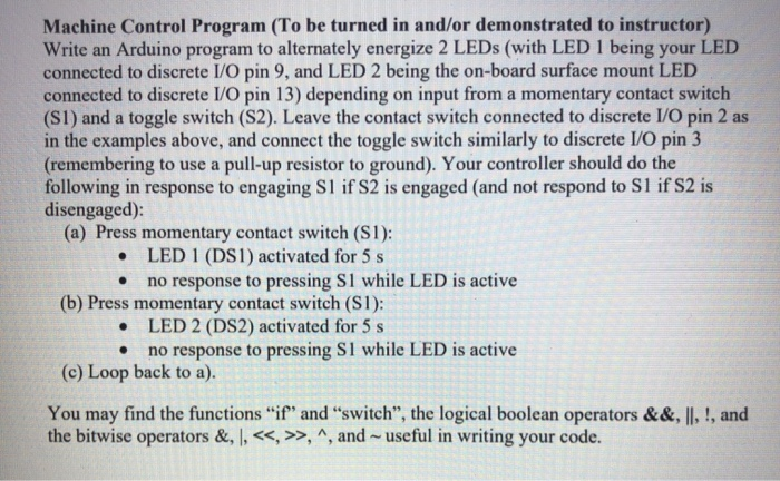 i just need simple code in order to run my set up | Chegg.com