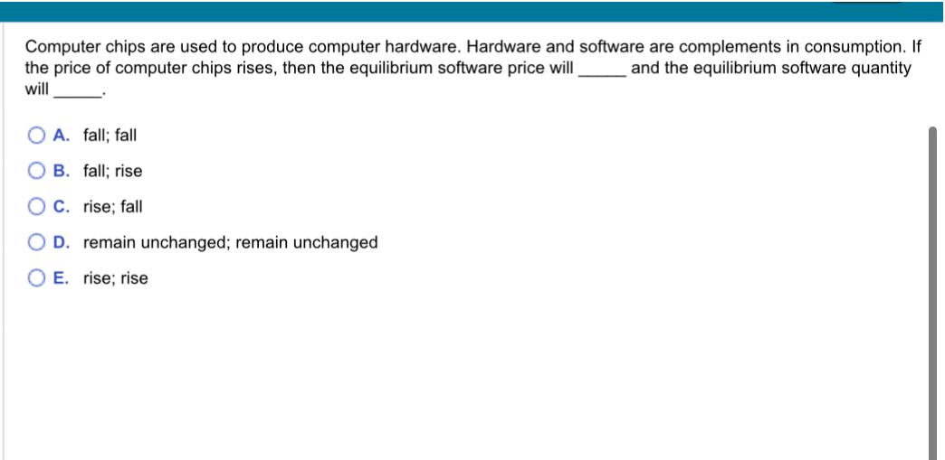 Solved Computer chips are used to produce computer hardware.