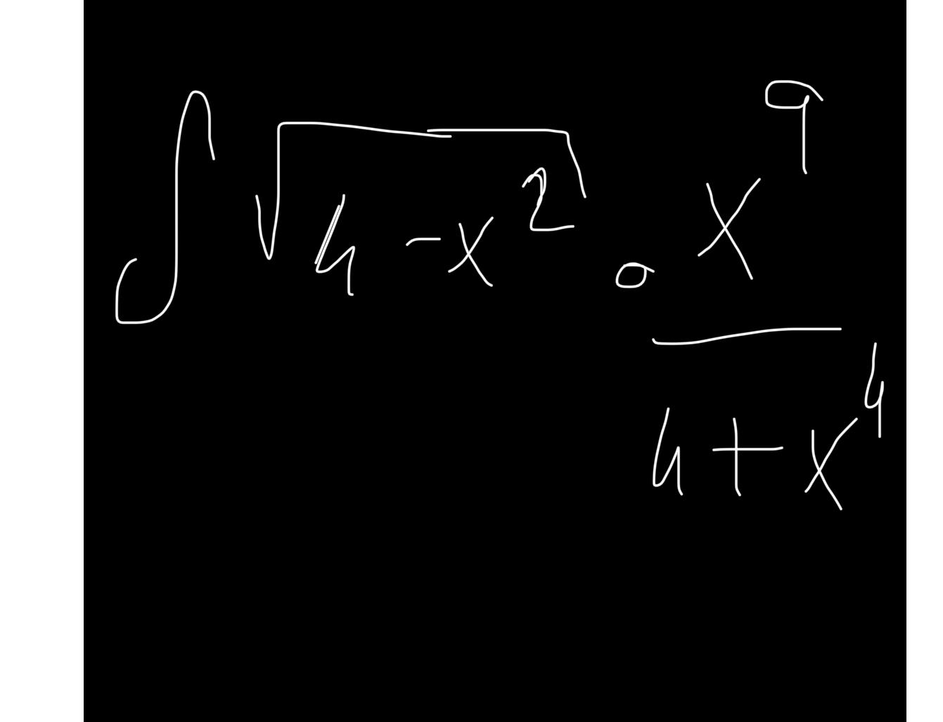 Solved ∫﻿﻿4-x22*x94+x4 | Chegg.com