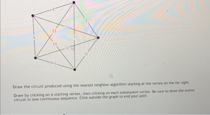 Solved Draw The Circuit Produced Using The Nearest Neighbor | Chegg.com