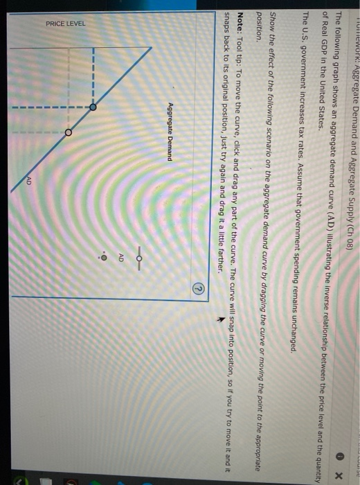 Solved TumheWork! Aggregate Demand and Aggregate Supply (Ch | Chegg.com