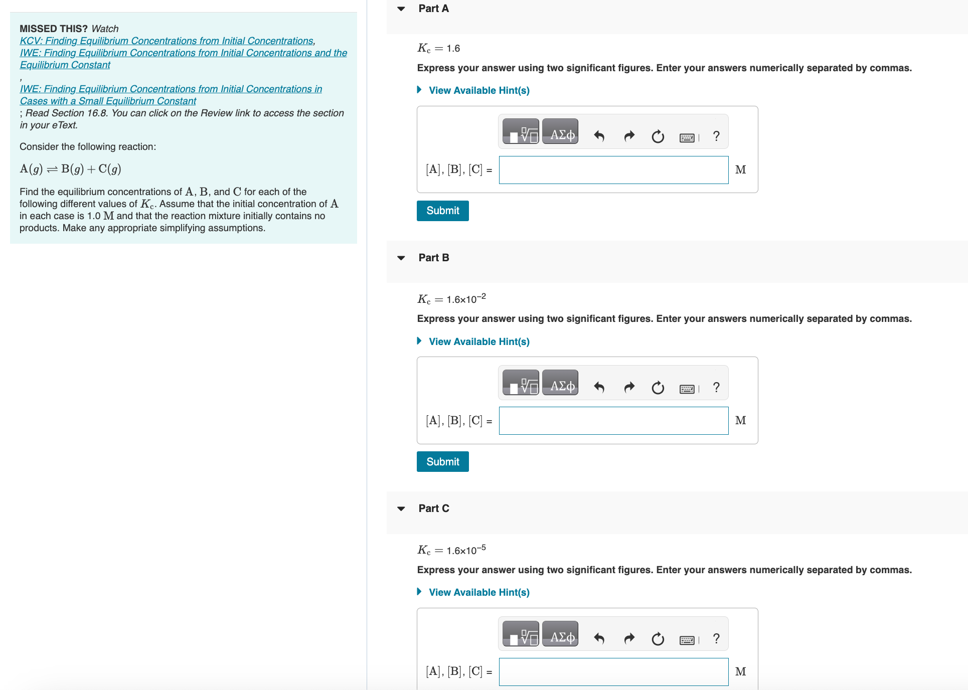 Solved Help with parts A, ﻿B, ﻿and C please and thank you | Chegg.com