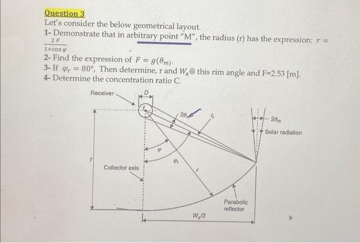 Solved Question 3 Let's consider the below geometrical | Chegg.com