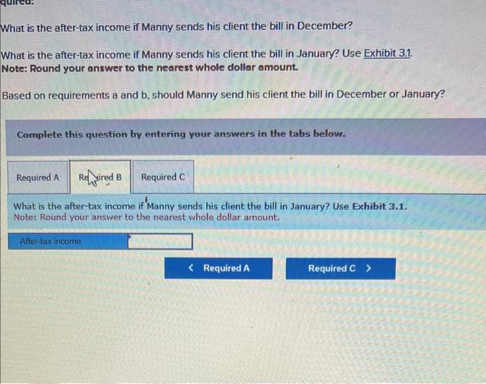 Solved Manny. a calendaryear taxpayer, uses the cash method