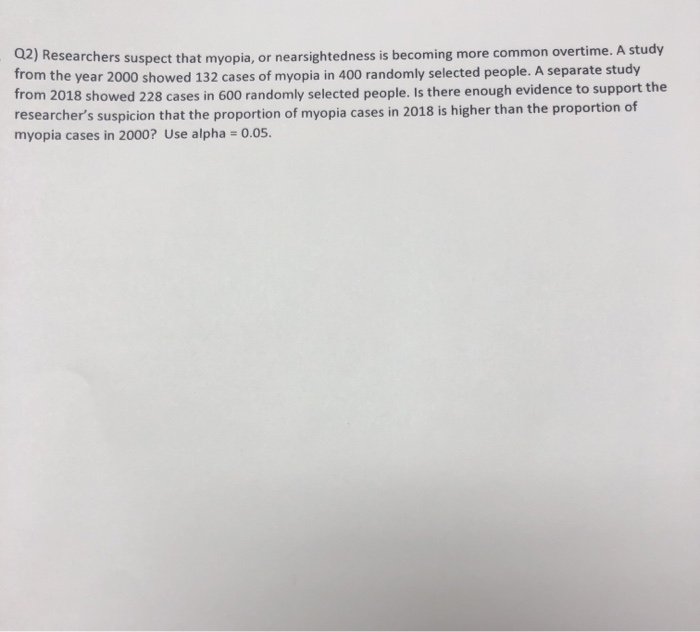 solved-researchers-suspect-that-myopia-or-nearsightedness-chegg