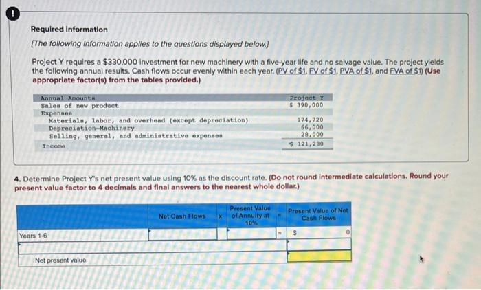 Solved Required information [The following information | Chegg.com