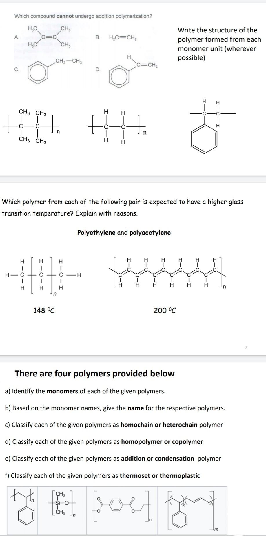 addition polymerization