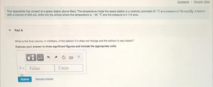 Solved Constants Periodic Table Your spaceship has docked at | Chegg.com