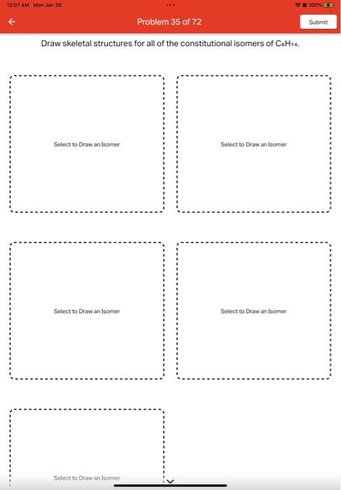 Solved Draw Skeletal Structures For All Of The | Chegg.com