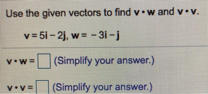 Solved The Vectors U And V Have The Same Direction A Fin Chegg Com