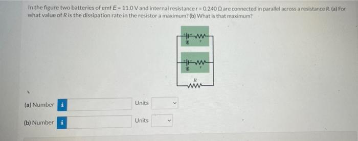 Solved In The Figure Two Batteries Of Emf E-11.0V And | Chegg.com