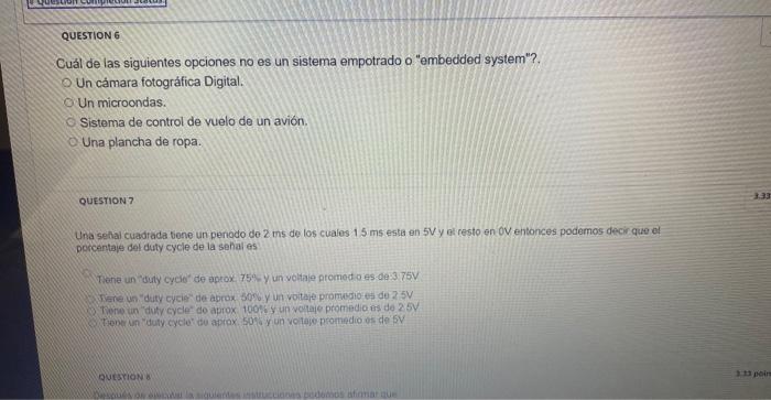 Cuál de las siguientes opciones no es un sistema empotrado o embedded system?. Un cámara fotográfica Digital. Un microondas