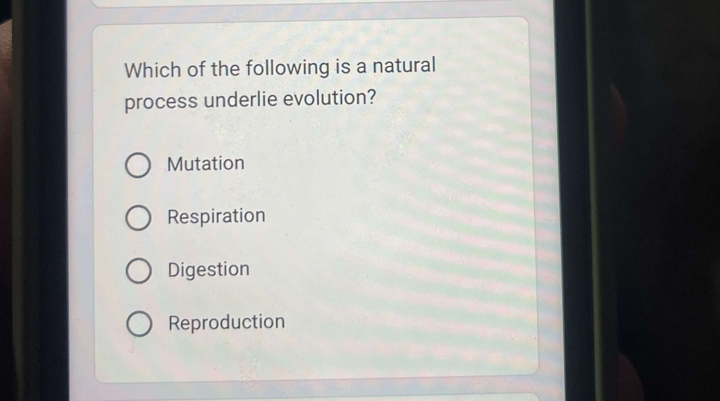 Solved Which Of The Following Is A Natural Process Underlie Chegg Com