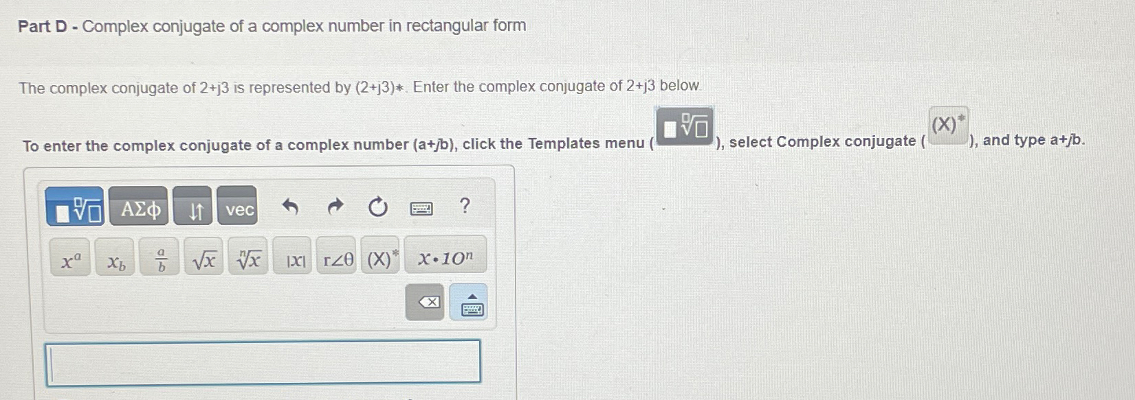 what is the conjugate of the complex number 3 2i