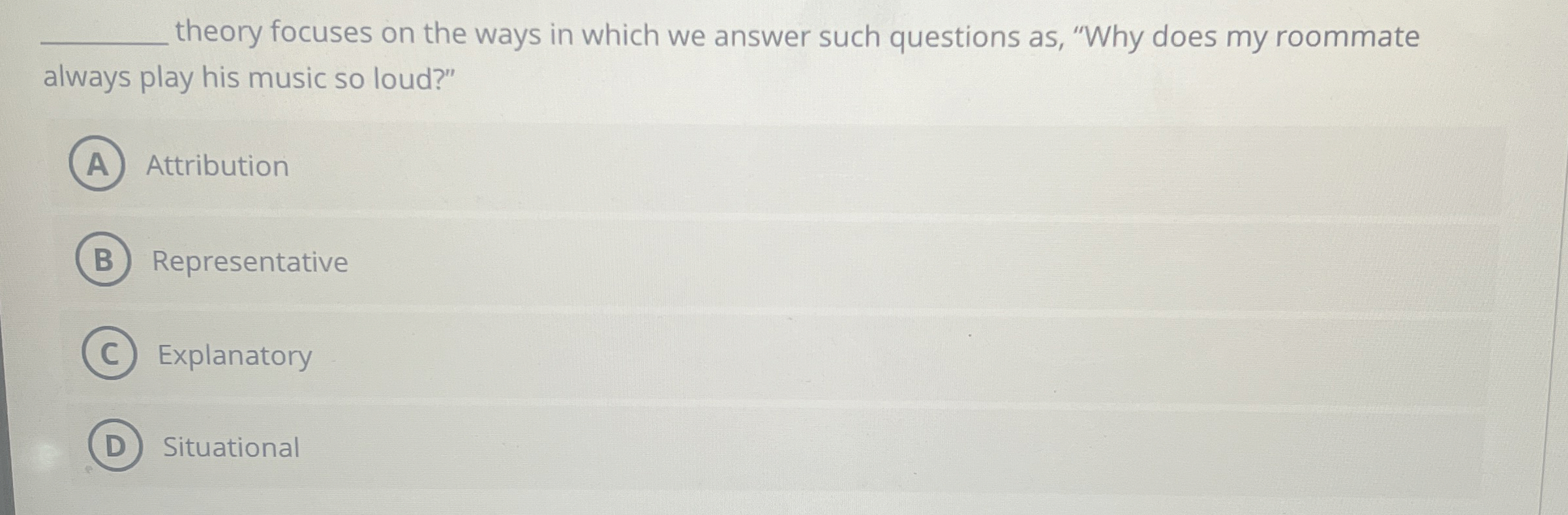 Solved theory focuses on the ways in which we answer such