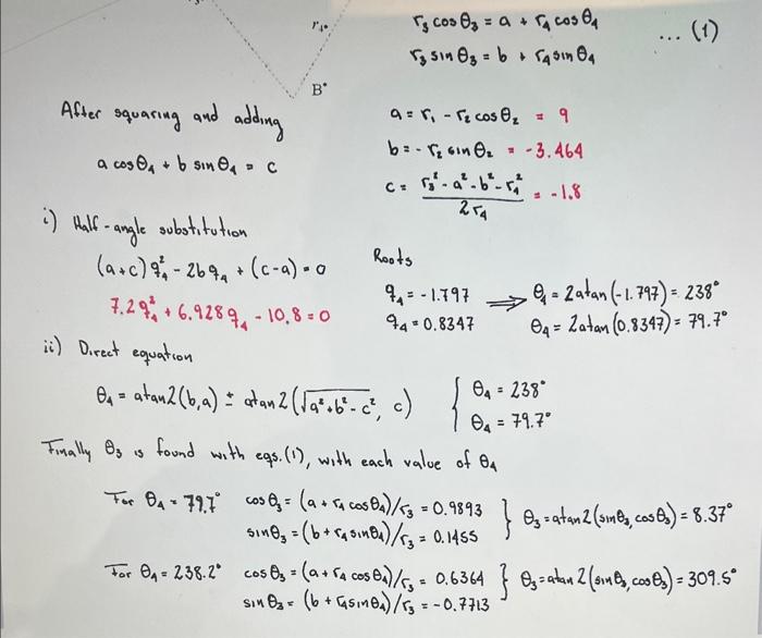 Solved (a+c)q42−2bq4+(c−a)=0 Roots | Chegg.com
