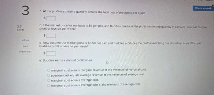 Solved Check my work 3 The table below shows the weekly | Chegg.com