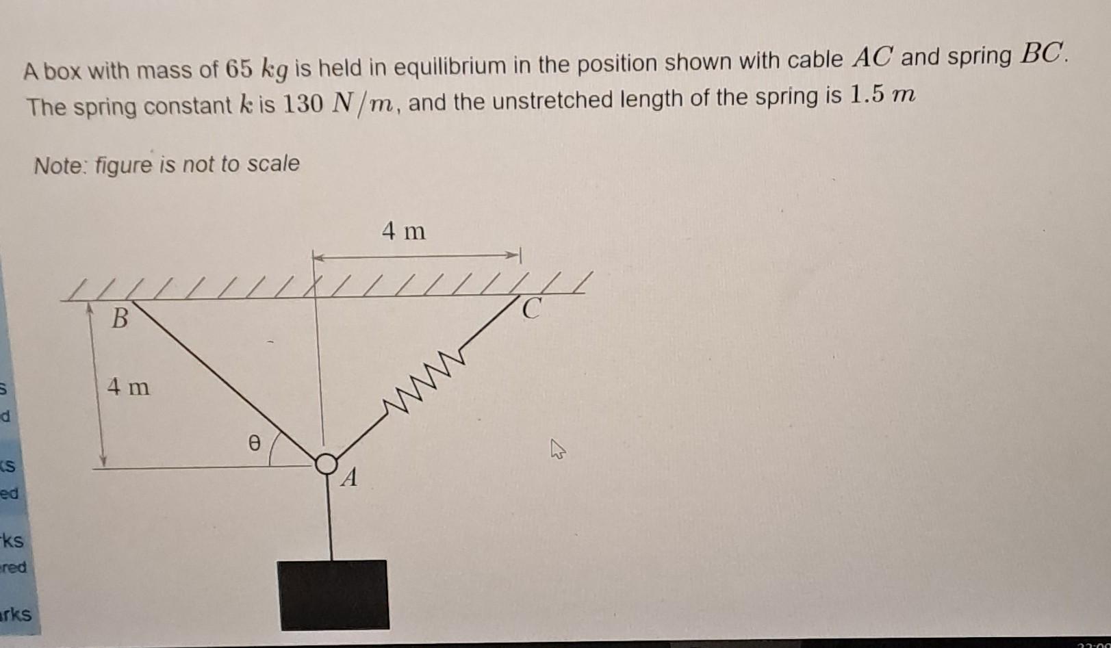 Solved Determine the tension in the cable AB and orientation | Chegg.com