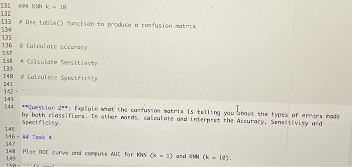 Solved 44 **Question 2**: Explain what the confusion matrix | Chegg.com