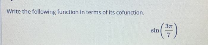 Solved Write the following function in terms of its | Chegg.com
