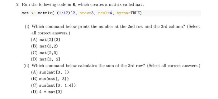 Solved Please help with answering both questions! Which | Chegg.com